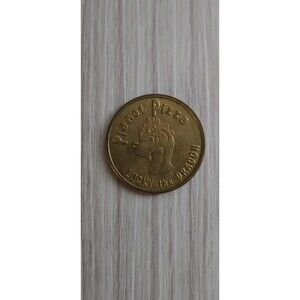 Vintage Planet Pizza Arcade Game Token 22mm Coin Rare!